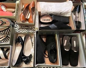 A Large Selection of Women's Shoes -most have never been worn - (sizes range from 8 to 9-1/2, with the majority being size 9)