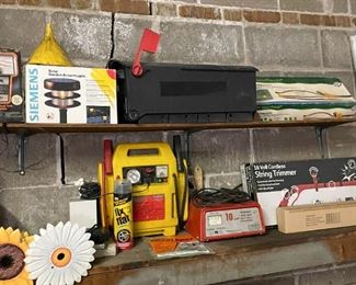 Battery Charger, Mailbox, Garden Tools & Decor, Etc.