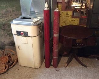 home made vintage candles ,roaster, 