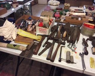 lots of old hand tools