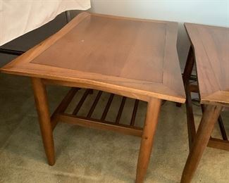 Pair of mid century end tables; very nice condition 