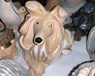 Artisan dog figurine 