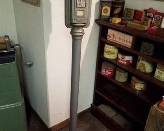 Antique parking meter