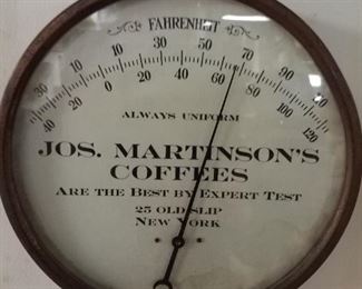 Antique Advertising Fahrenheit gauge