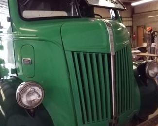 1947 Ford Green Truck with Tommy lift mileage 72577 needs engine work