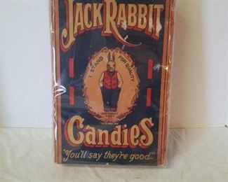 Jack Rabbit Candies box, rare, lots of different things like this