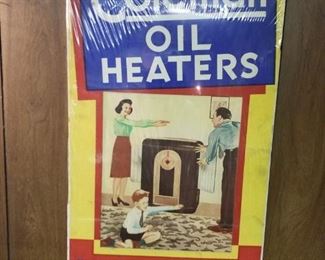 Coleman oil heaters large advertisement 