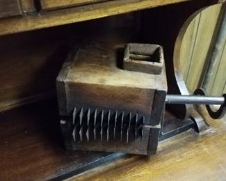 1850's or so, hand made,  tobacco grinder