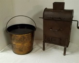 Banner Coffee Bucket/1800's coffee roaster