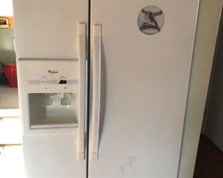 Side by side refrigerator 125.00