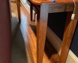Oak sofa table