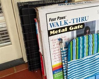 Dogs crates and gates