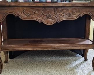 Drexel Heritage all wood console table. Just the right size for so many places. 