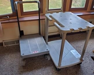 Carts and Step Ladder