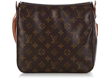  Authentic Vintage Louis Vuitton Classic Monogram Looping MM Shoulder Bag