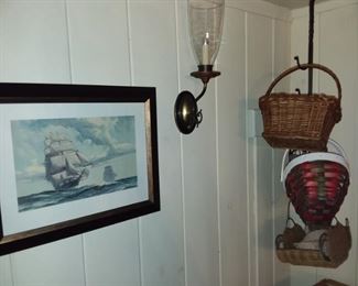 Artwork & Hanging Basket
