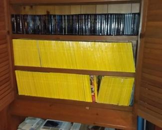 Assorted Books & National Geographic Magazines