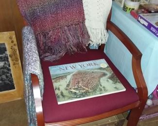 Chair W/ New York Poster Book