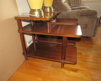 mid century lamp tables 