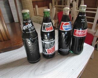1/2 Liter soda bottles