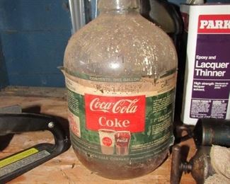Coke syrup jug