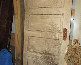 several salvage doors 