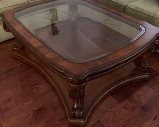 Coffee Table w Etched Top