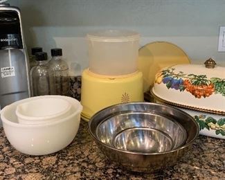 Mixing Bowls, Stainless Bowls, Tupperware