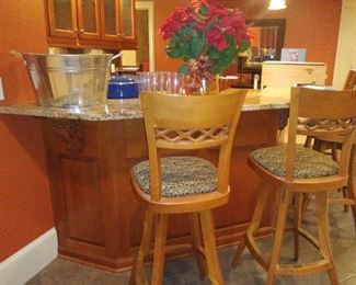 Mikhail Darafeev - cherry bar stools