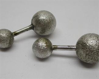 Pair Of Correc Silver Cuff Links