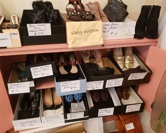 Women's designer shoes, size 8