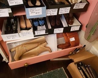 Women's designer shoes, size 8
