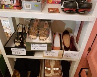 Women's designer shoes, size 8