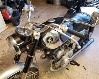 Vintage 1966 Honda CB160 motorcycle
