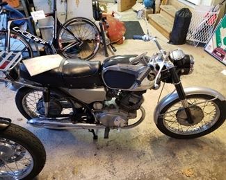 Vintage 1966 Honda CB160 motorcycle