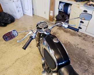Vintage 1966 Honda CB160 motorcycle