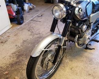 Vintage 1966 Honda CB160 motorcycle