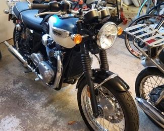 2017 Triumph Bonneville motorcycle