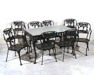 Lot 72 | (10pc) GARDEN FURNITURE SET, LITTLE BO PEEP