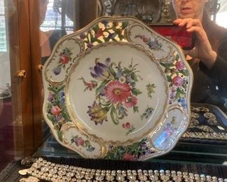 dresden kaiser porcelain plate