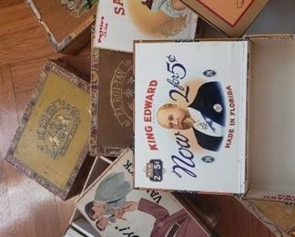 Vintage tobacco boxes