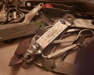Collection of beer openers