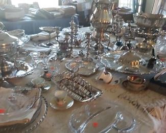 Silver Plate, crystal