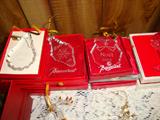 Baccarat crystal ornaments