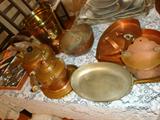antique and vintage copper pieces