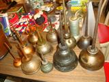 Antique oil can collection