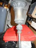 Gorgeous antique lamp, has onyx base...needs a metal base to rest on