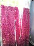 Cool pink girls room drapes and rods!!