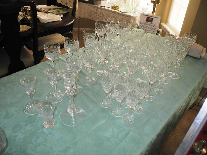 Waterford and other stemware