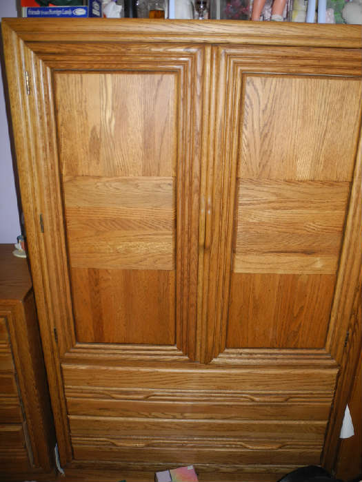 Nice solid high boy and we have a matching dresser